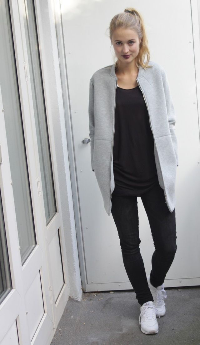 黑白灰秋冬搭配简单,秋冬黑白灰搭配