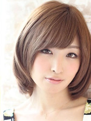 瘦脸长发型2020流行发型,修颜刘海瘦脸发型