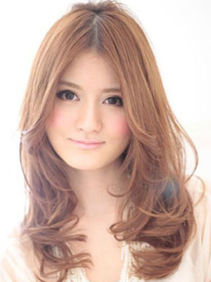 瘦脸长发型2020流行发型,修颜刘海瘦脸发型