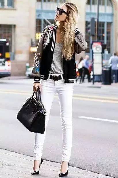 一件夹克穿搭设计,一件夹克的四种穿法