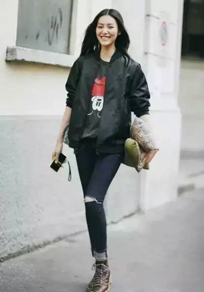 一件夹克穿搭设计,一件夹克的四种穿法