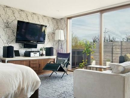 最新款硅藻泥电视背景墙效果图,简单大气硅藻泥电视背景墙效果图