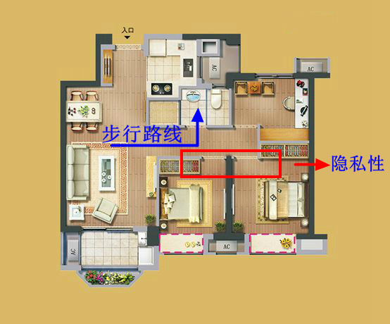 阳光城檀悦83平效果图,阳光城檀悦复式设计方案
