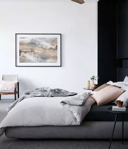 卧室配色促进睡眠,长期失眠的卧室布置