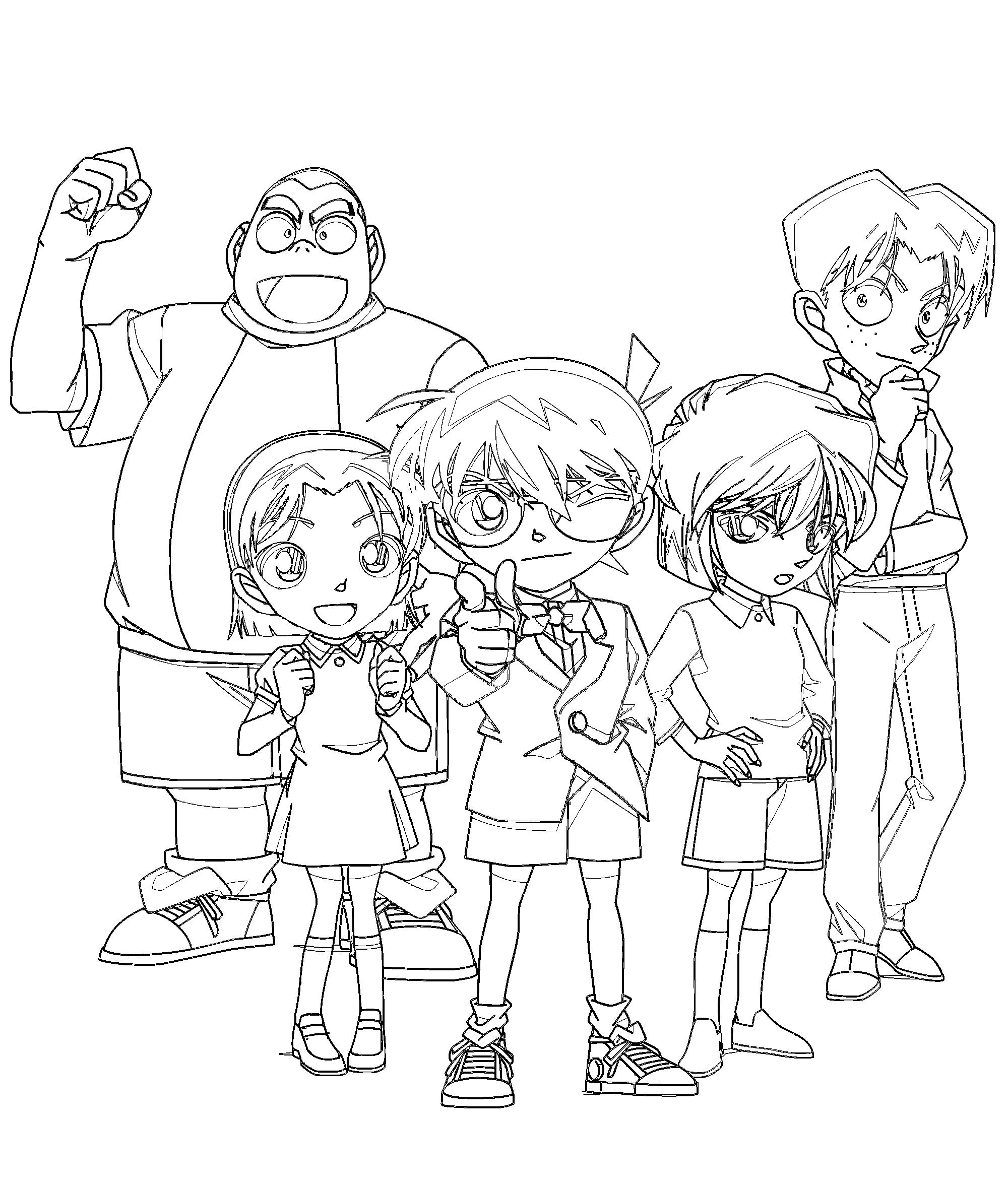 少年侦探团照片,少年侦探团柯南图片