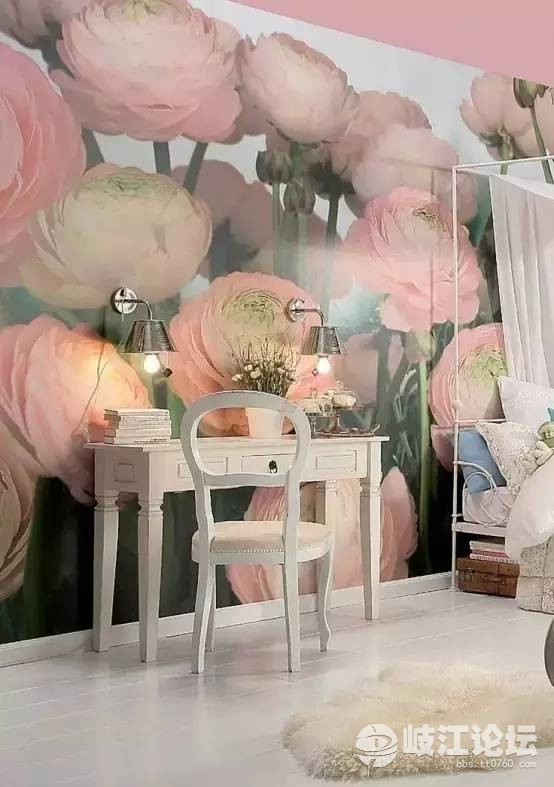 嫌白墙单调,家里墙壁太单调就试试贴点墙纸