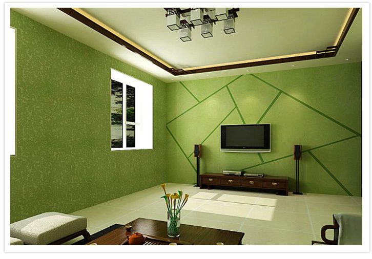 最新款硅藻泥电视背景墙效果图,简单大气硅藻泥电视背景墙效果图