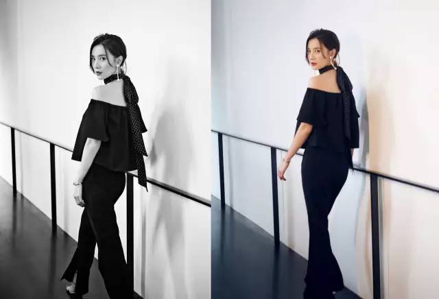 小宋佳的衣品太好了,剪完头发丑哭了