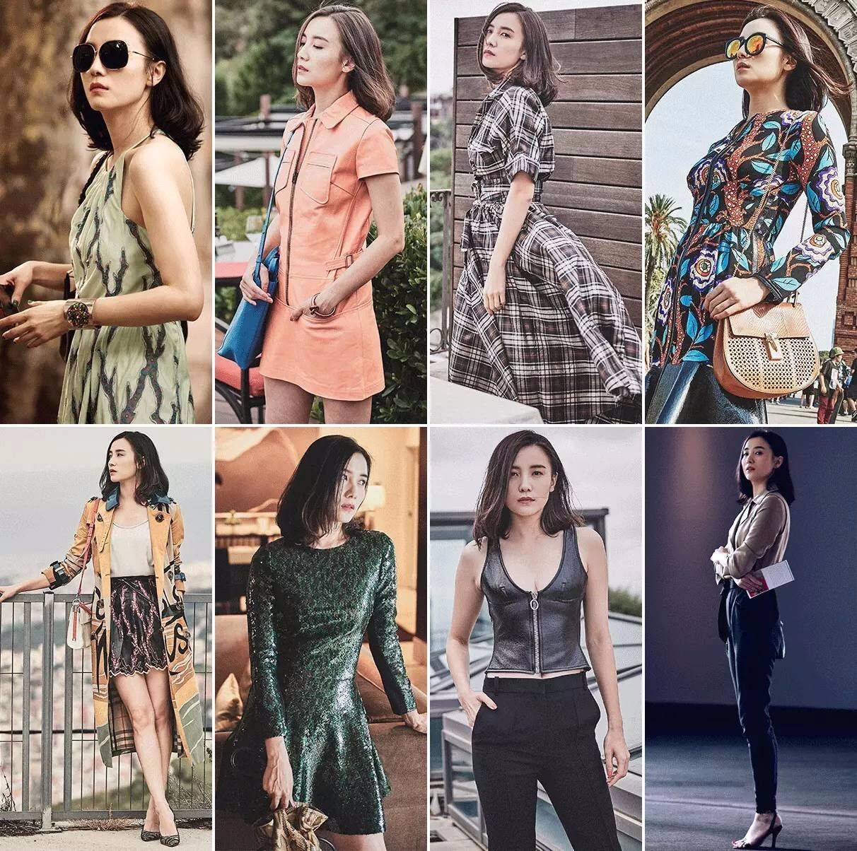 小宋佳的衣品太好了,剪完头发丑哭了