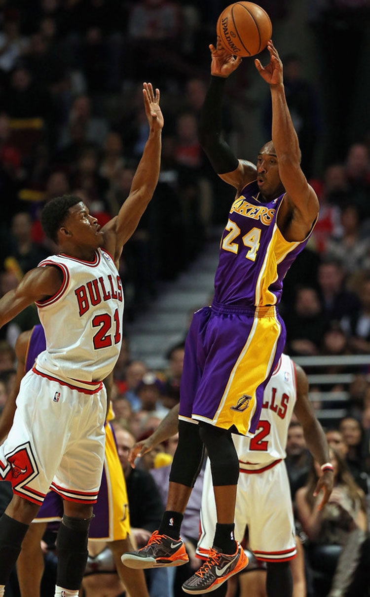 科比上脚kobe8所有配色,科比穿nikekobe6