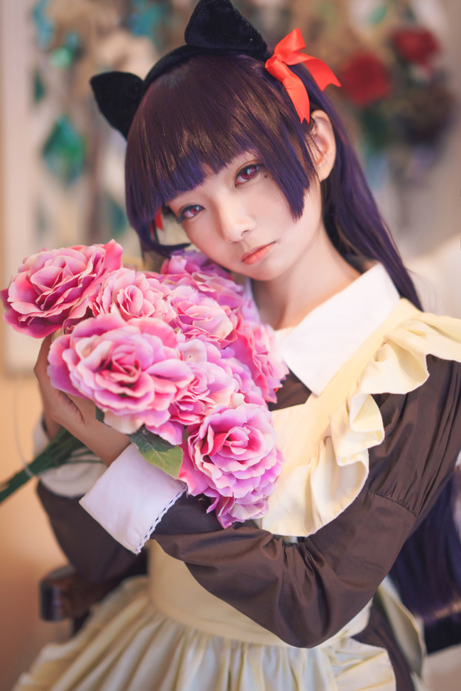 五更琉璃和服cos,五更琉璃萝莉cosplay