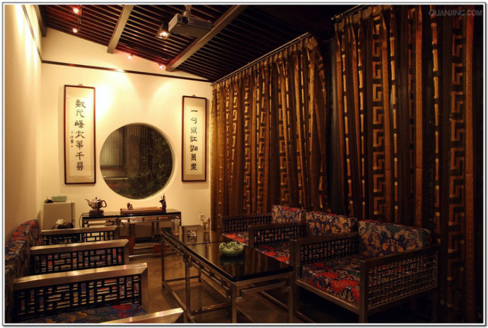 中式书房家具布置,中式家具怎样布置客厅