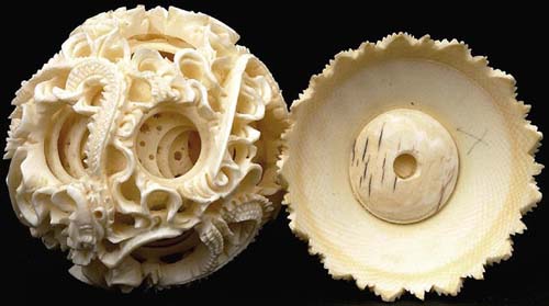 文玩怎么看是骨头还是塑料,象牙工艺品的辨别