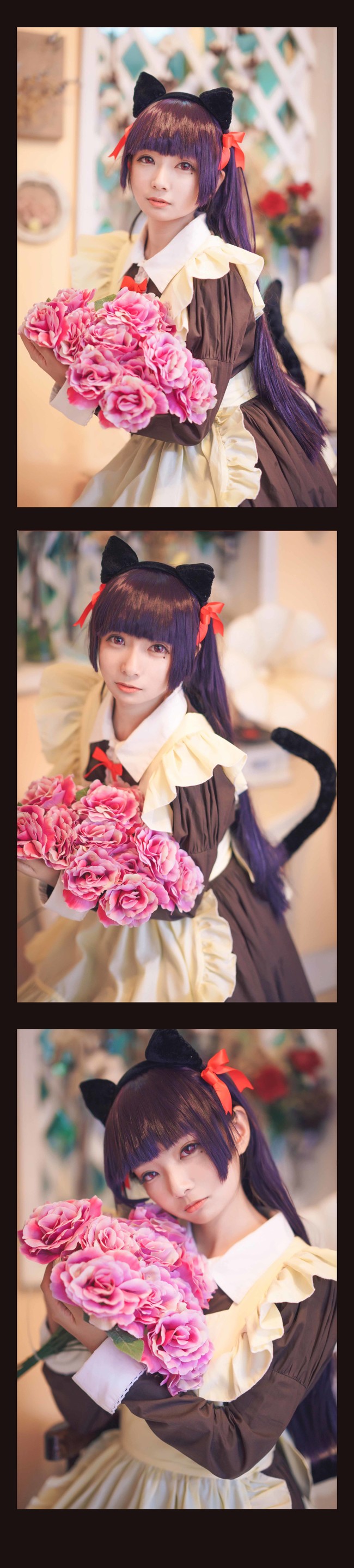 五更琉璃和服cos,五更琉璃萝莉cosplay