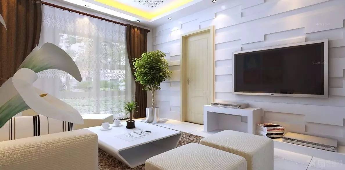 简单实用大面积电视背景墙,不踩坑的电视背景墙