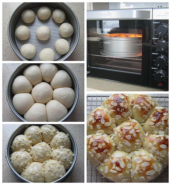 长帝焙ManCRTF32K试用报告----淡奶油杏仁餐包