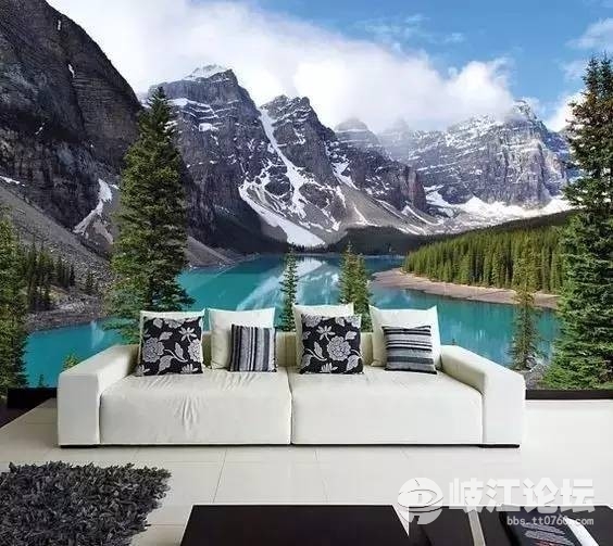 嫌白墙单调,家里墙壁太单调就试试贴点墙纸