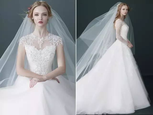 气质美女唯美梦幻婚纱,世界最美的顶级婚纱