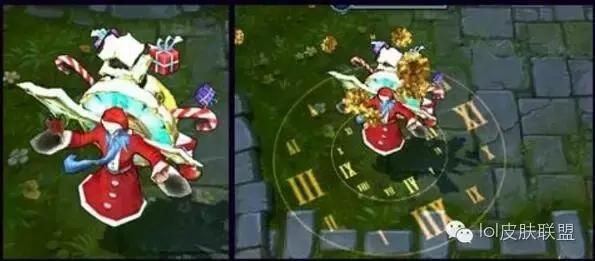 lol手游奥利安娜冰雪节皮肤特效,船长冰雪节皮肤特效