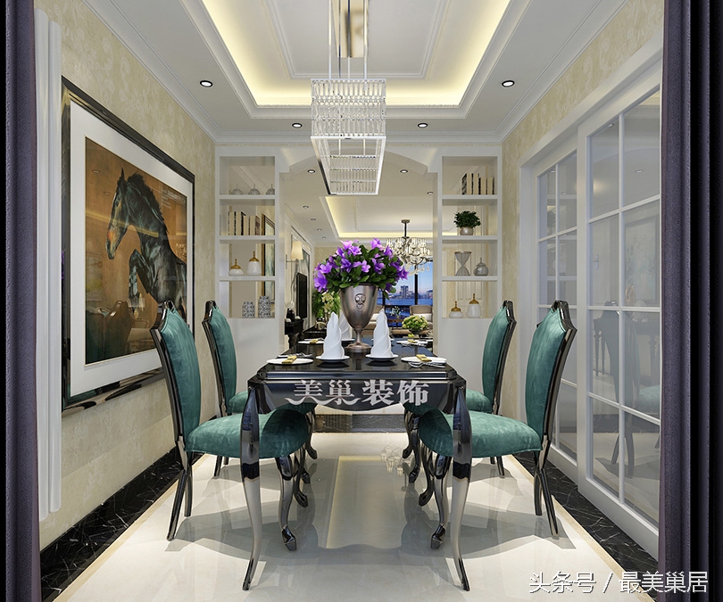 维也纳湖畔装修效果图,维也纳湖畔139平装修