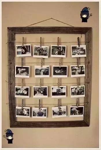 家里好看的自制照片墙,旅行照片墙怎么做