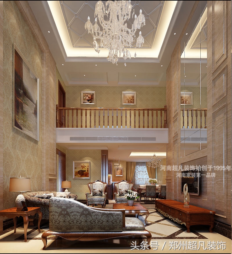 200平方复式新中式装修风格,郑州200平复式装修大概多少钱