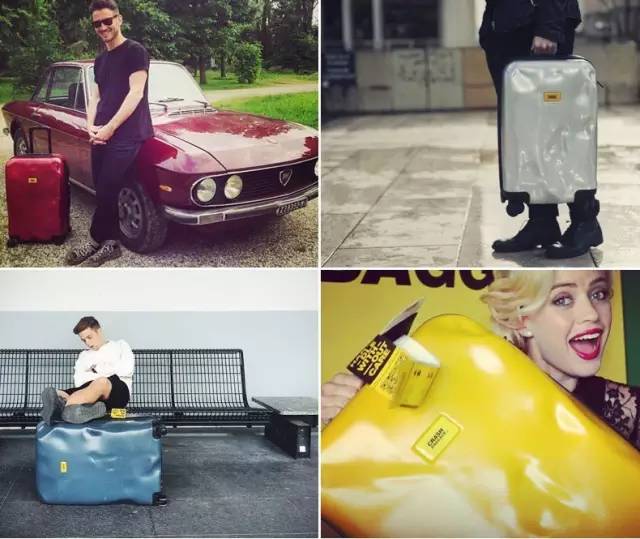 机场look红色行李箱,机场好看的行李箱颜色