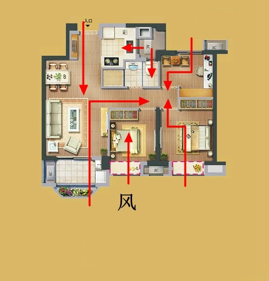 阳光城檀悦83平效果图,阳光城檀悦复式设计方案