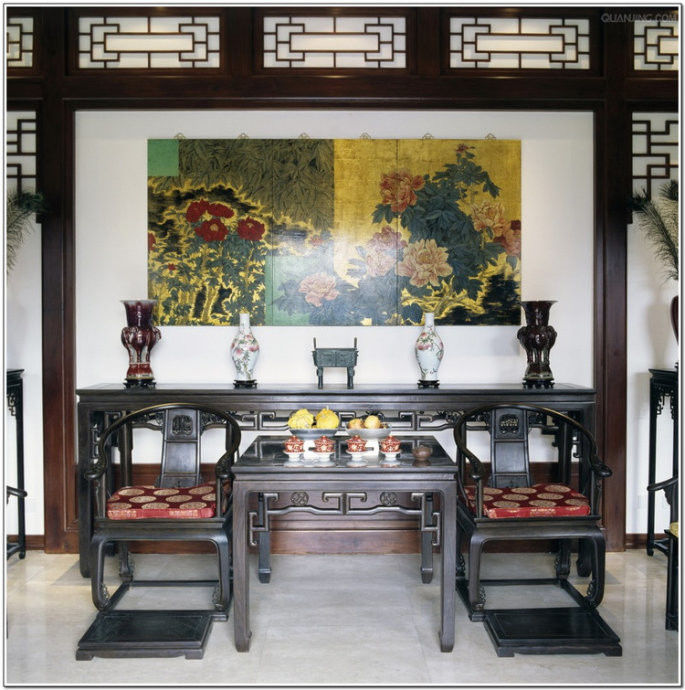 中式书房家具布置,中式家具怎样布置客厅