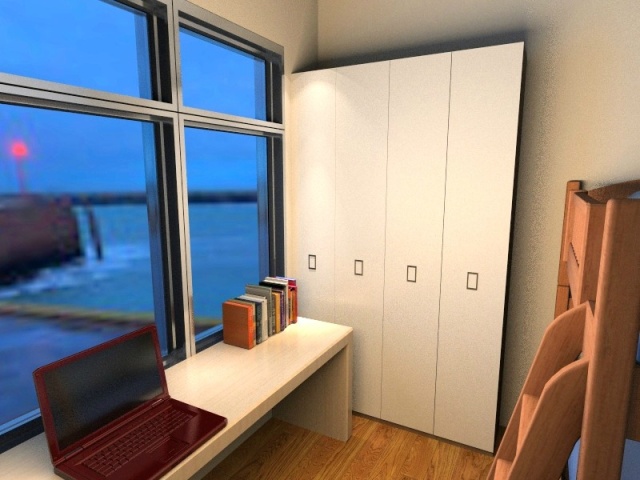 阳光城檀悦83平效果图,阳光城檀悦复式设计方案