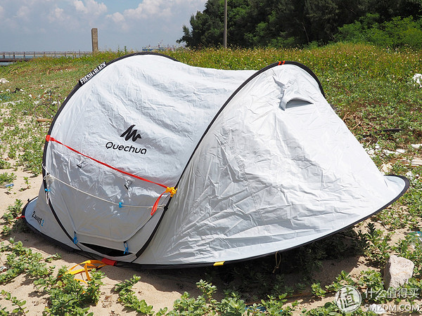 迪卡侬mh100fresh三人露营帐篷,户外露营防雨防晒加厚迪卡侬帐篷