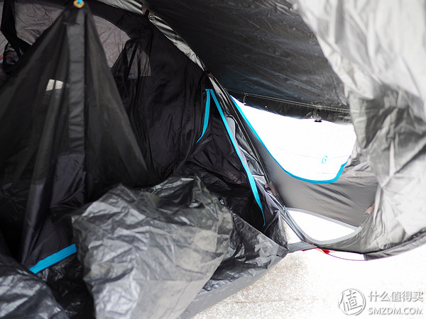 迪卡侬mh100fresh三人露营帐篷,户外露营防雨防晒加厚迪卡侬帐篷