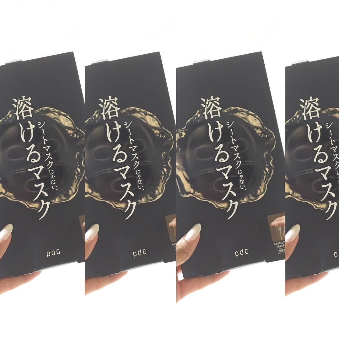 日本妞最近很疯，会融化的面膜！