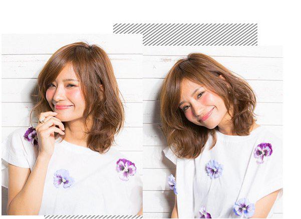 好看的气质中长发发型图片大全,文艺简约中长发发型图片