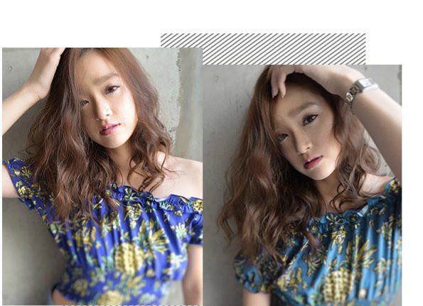 好看的气质中长发发型图片大全,文艺简约中长发发型图片