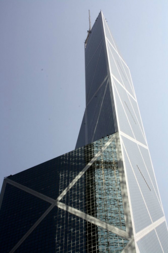 香港中银大厦建筑风格,香港中银大楼的建筑象征