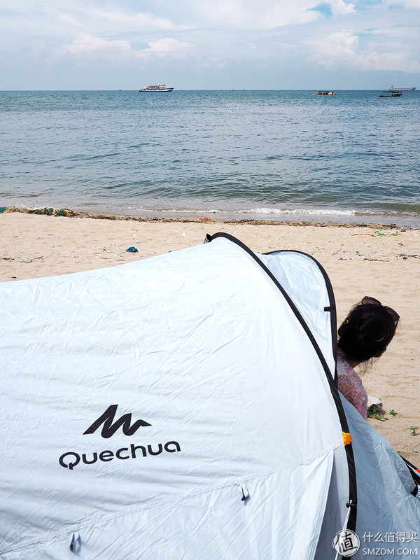 迪卡侬mh100fresh三人露营帐篷,户外露营防雨防晒加厚迪卡侬帐篷