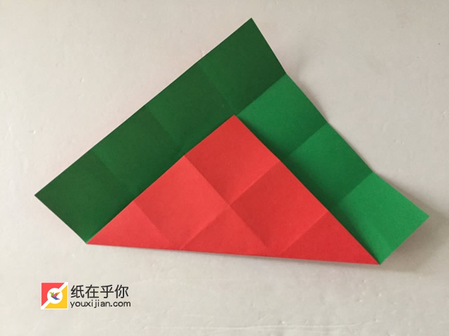 纸在乎你手工折纸：爱心收纳盒（二）折纸视频图解