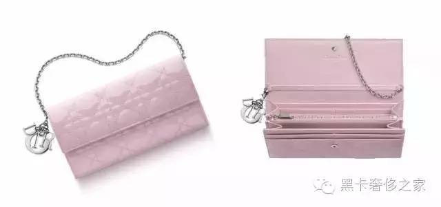 dior中古马鞍钱包,dior漆皮链条钱包