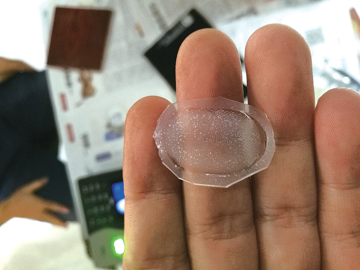 自制假指纹锁安全吗,人造指模能解锁指纹锁吗