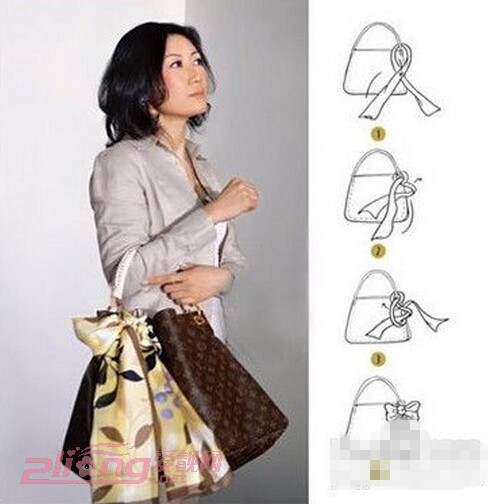 女士丝巾的16种系法和搭配图解,怎样系女士丝巾