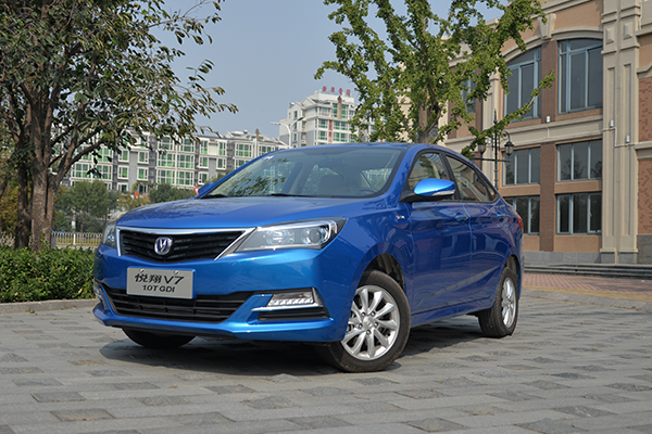 长安悦翔v7二手车试驾,悦翔v7试驾1.6l手动