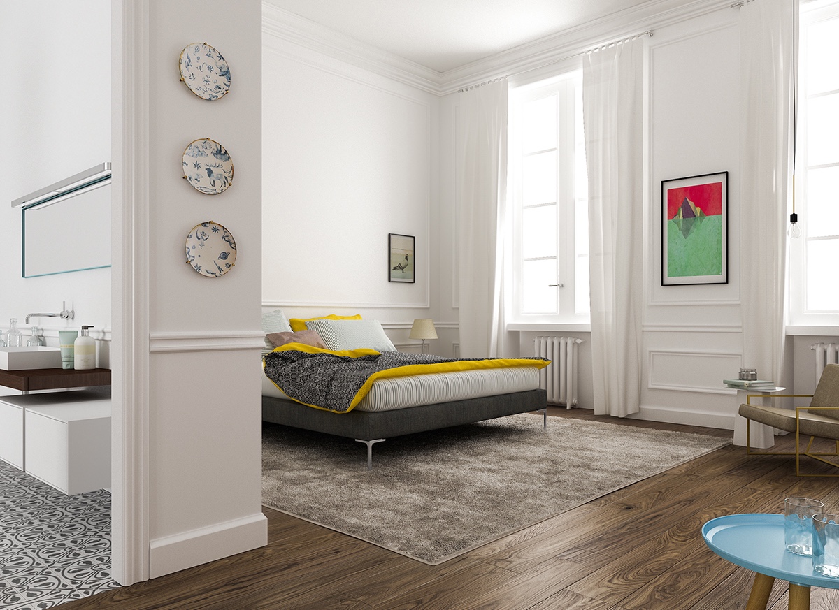 日式装修风格卧室图片简约,12平卧室装修效果图现代简约