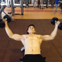 在家用哑铃锻炼背详细教学,瘦子在家哑铃锻炼全身肌肉