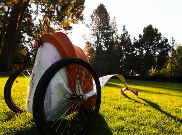 极客爸爸给婴儿车装上了125CC的摩托车发动机边参赛奥运边“遛”小孩？｜905出行设计师