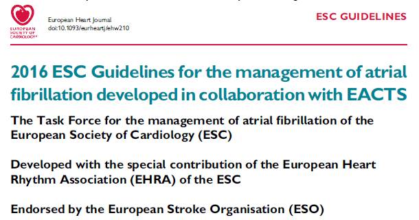 ESC2016马长生:解读2016年ESC房颤管理指南