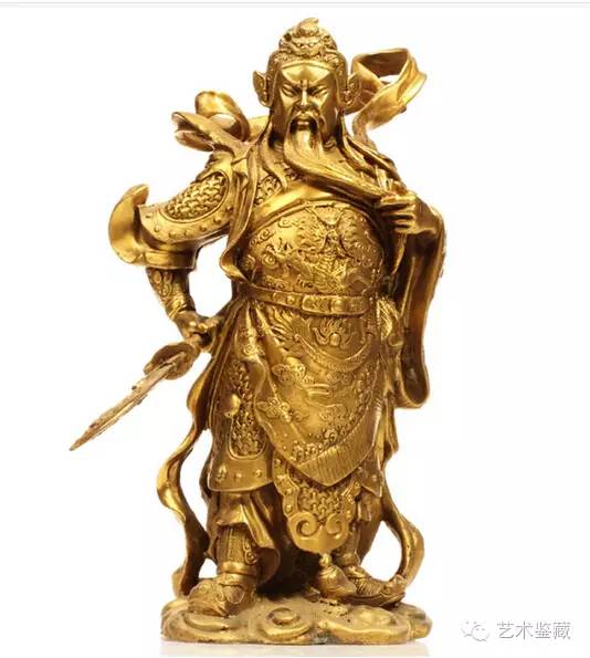 关公像的各种造型及寓意,关公像摆放设计得不明显
