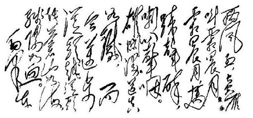 毛*东泽**书法的特点
