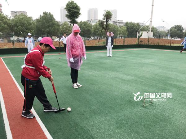 门球比赛展夕阳风采,门球交流活动尽显老年风采