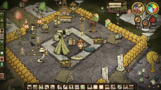 饥荒联机版豪华基地设计图,饥荒单机九宫格基地建设图